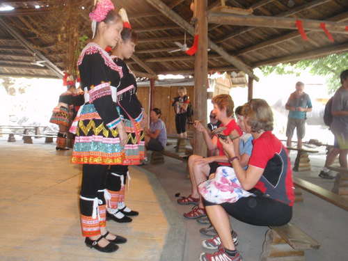 Ceremonial rice wine is offereed to Guests.